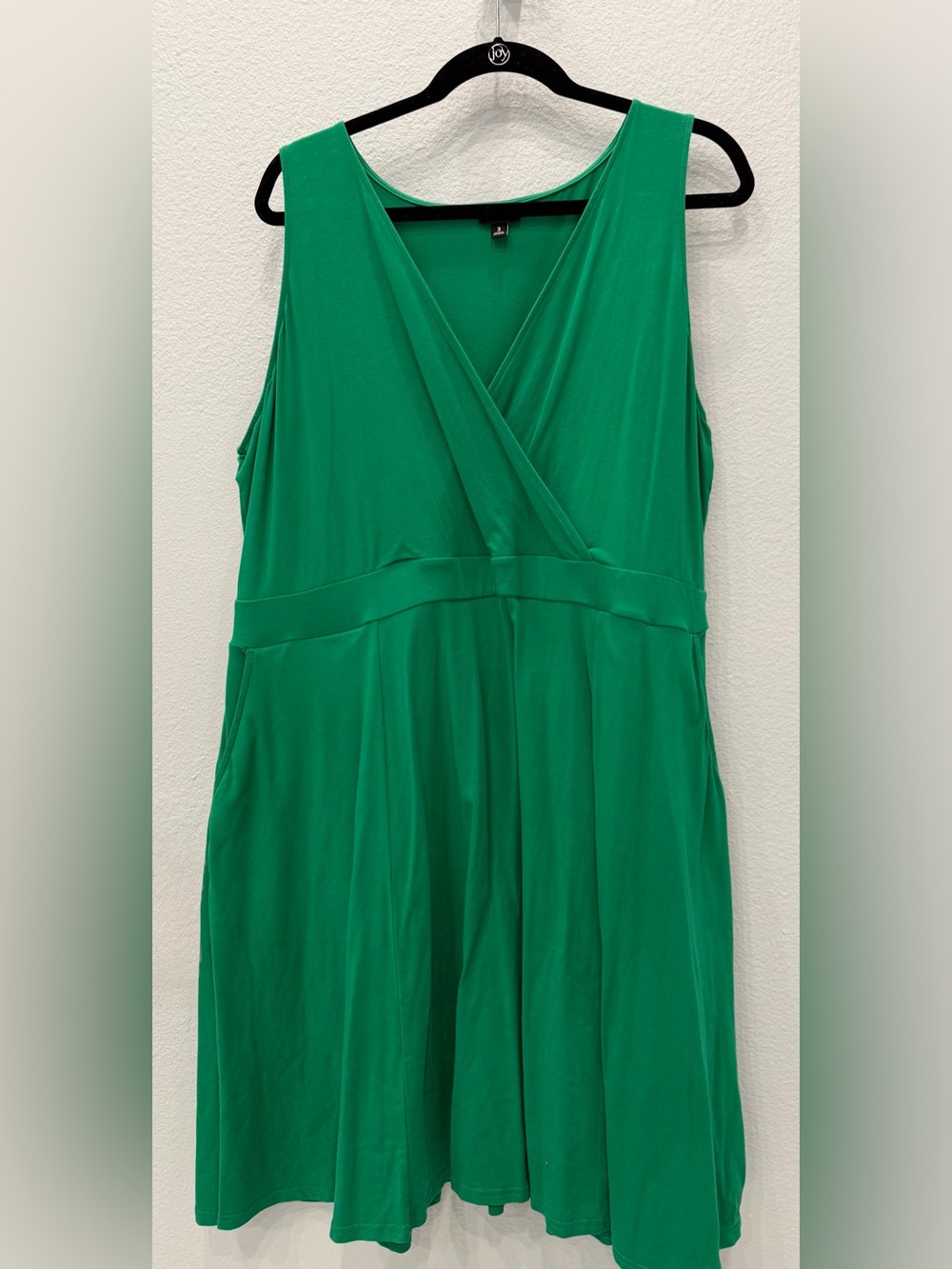 Torrid Kelly Green Surplice Skater Tank Dress 3 / 3X